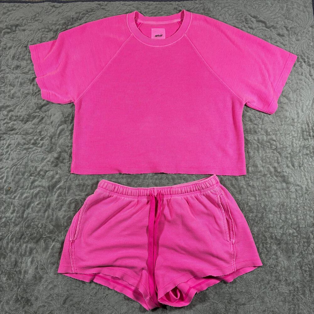 Aerie Pink Short Sleeve Tee